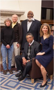Board of Library Trustees Board of Library Trustees L-R (back): Julie Holcomb, Jim Novosel, & Darryl Moore. (seated) Winston Burton & Abigail Franklin.