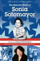 Book cover featuring Sonia Sotomayor as a young girl and grown-up.