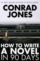 Book Cover showing a typewriter: How to write a novel in 90 days