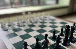 Chess Pieces on a board