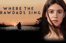 Where the Crawdads Sing Movie image featuring Kya against the marsh at sunset