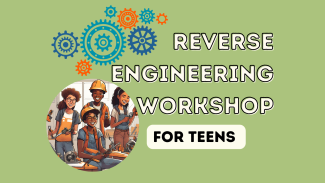animated image of diverse teens happily using building tools