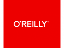 O'Reilly logo on red background.