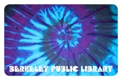 Tie Dye Library Card