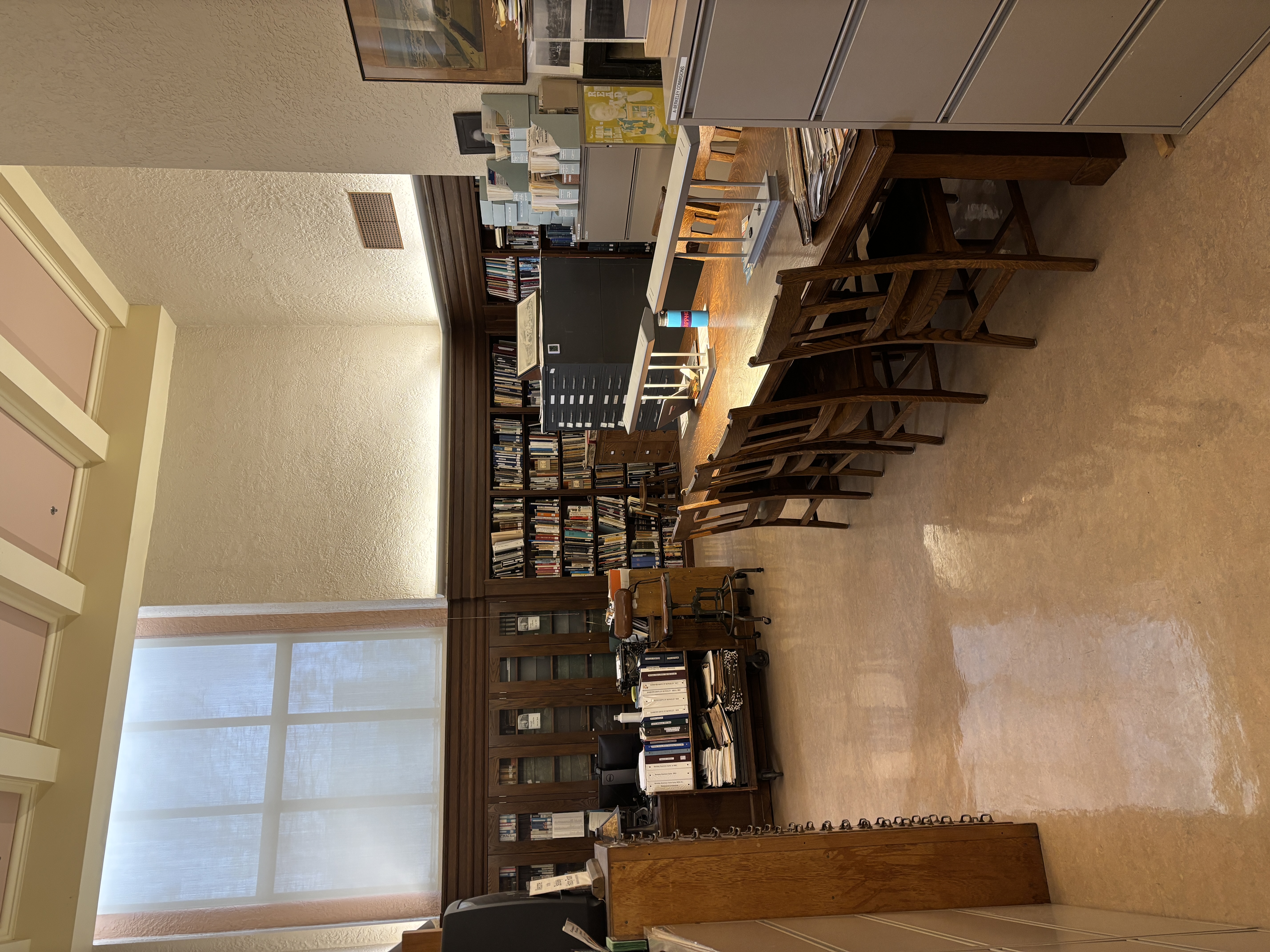 Interior of the history room in the library