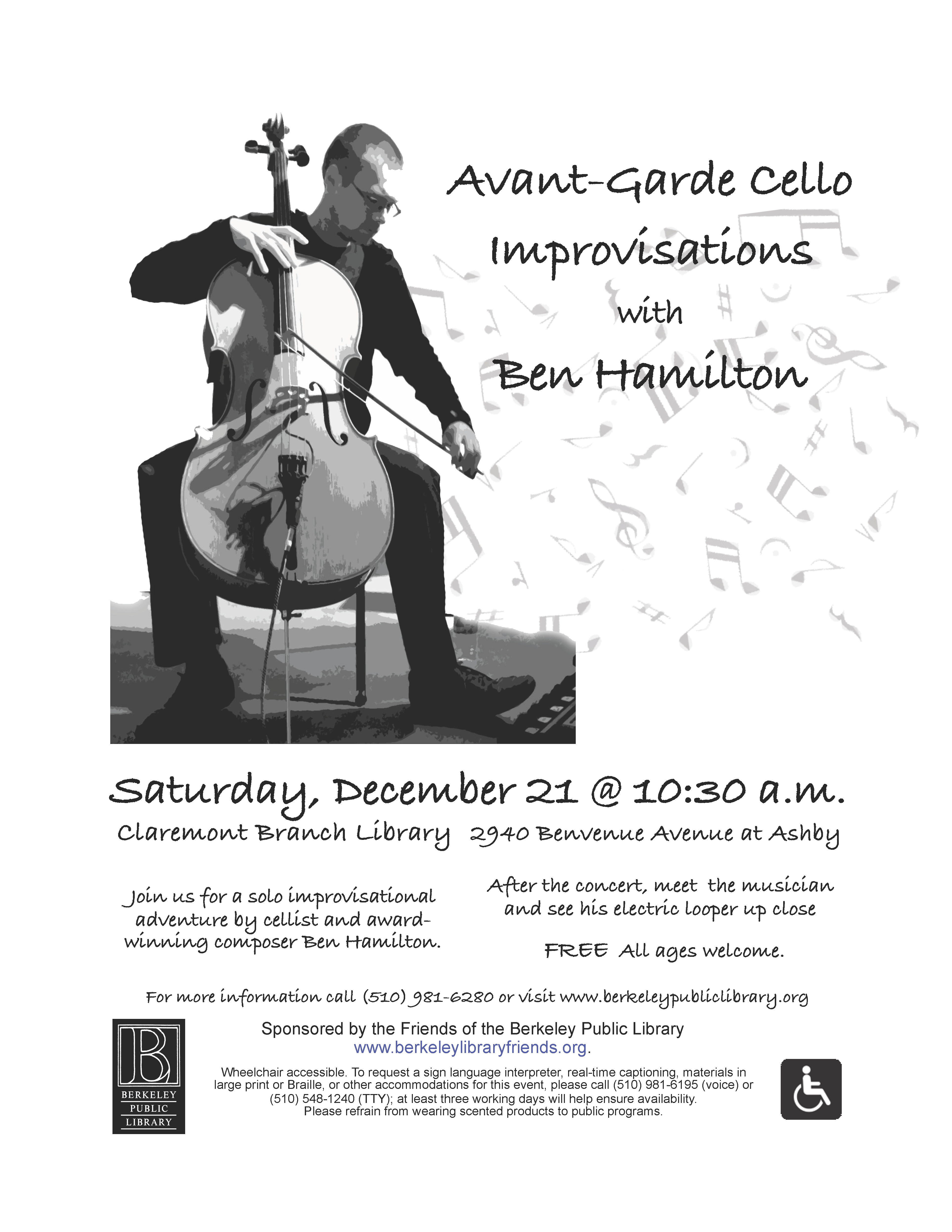 Ben Hamilton Cello Flyer