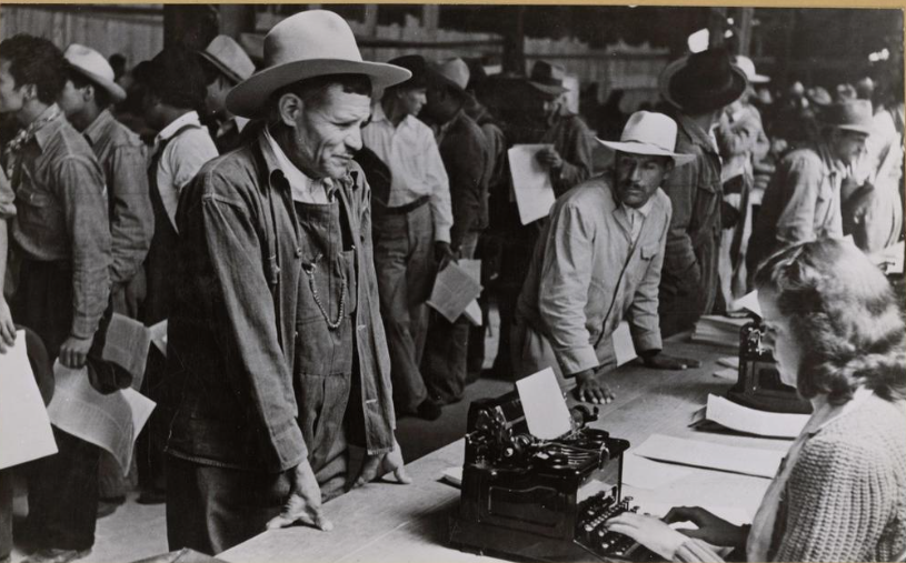 Mexican Farm Workers Who have been Accepted for Farm Labor in the U.S. through the Braceros Program