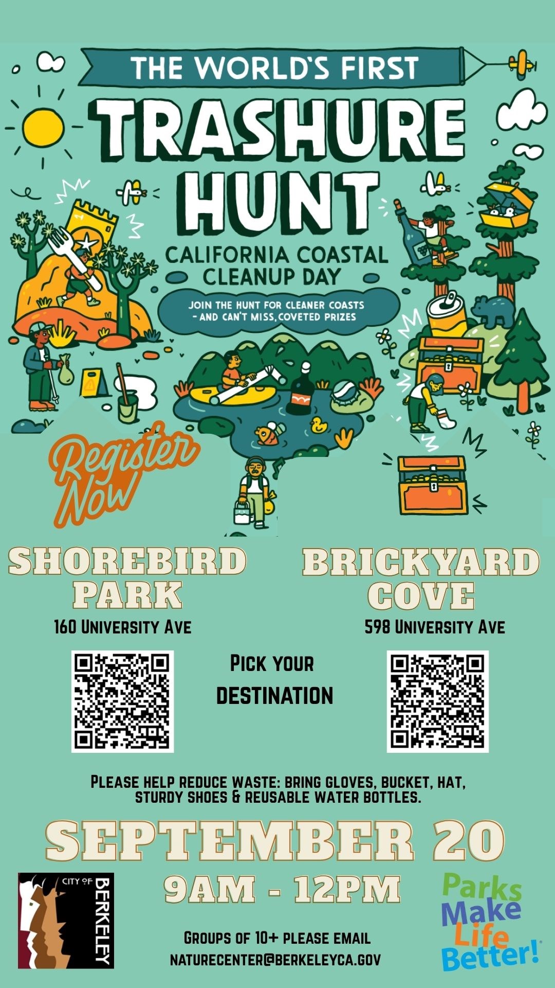 California Coastal Cleanup Day ad for September 20