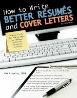 How to write better resumes and cover letters