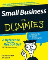 Small business for dummies