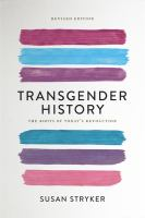 Transgender History book cover