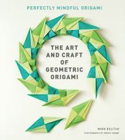 Cover of Perfectly Mindful Origami: the art and craft of geometric origami