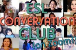 ESL Conversation Club on Zoom