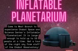 Inflatable planetarium - for kids, teens, and adults