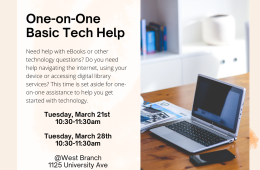 One-on-One Tech Help