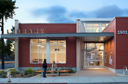 Exterior of the Tarea Hall Pittman South Library