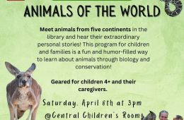 Flyer with details about the event