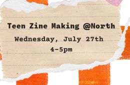 Teen Zine Making @North graphic