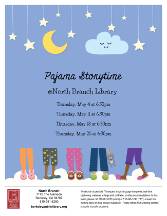 pajama storytime flyer