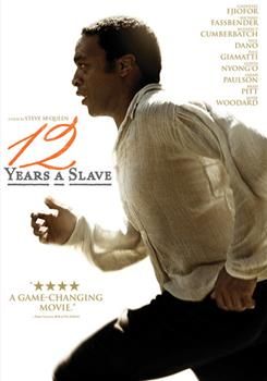 cover art of 12 Years a Slave dvd which shows actor Ejiofor Chiwetel running