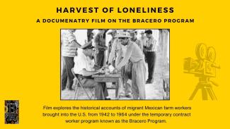 Harvest of Loneliness program flyer