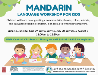 Mandarin Workshop for Kids Claremont flyer