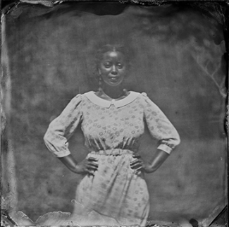 black and white photograph of Vania Kinard