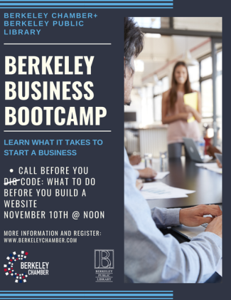 Berkeley Business Bootcamp flyer