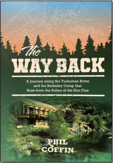 Cover of The Way Back showing a historic photo of the camp.  