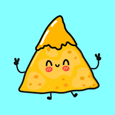 cartoon tortilla chip