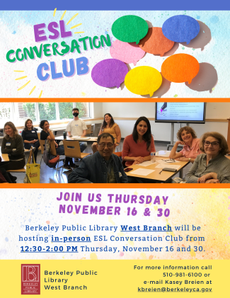 ESL Conversation Club @West
