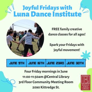 Luna Dance on Fridays flyer