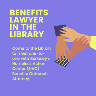 benefits lawyer in the library