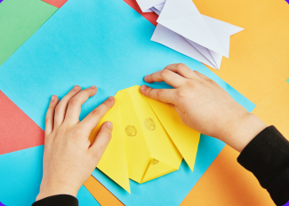Origami folding