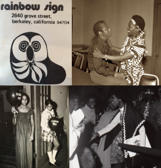 Photo Collage or Rainbow Sign Archival Images