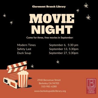 September movies for Claremont