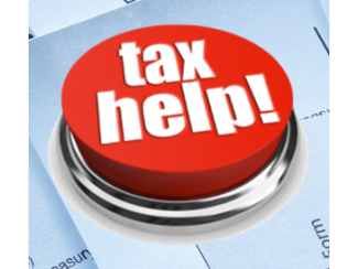 Red Button that says "Tax Help!"
