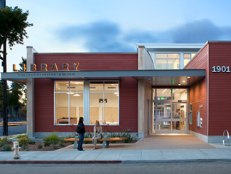 Exterior of the Tarea Hall Pittman South Library