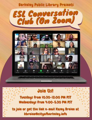 ESL Conversation Club on Zoom