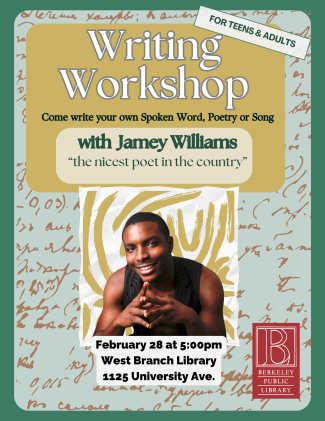 Writing Workshop with Jamey Williams