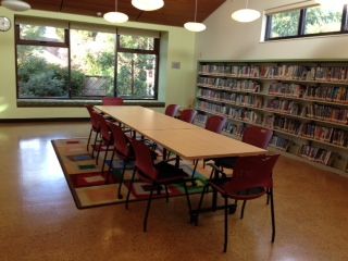 Claremont Flexspace room with table and chairs