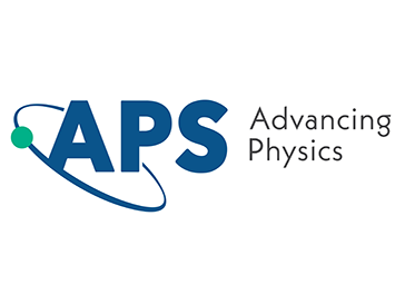 APS logo of the letters APS with an orbiting electron or planet