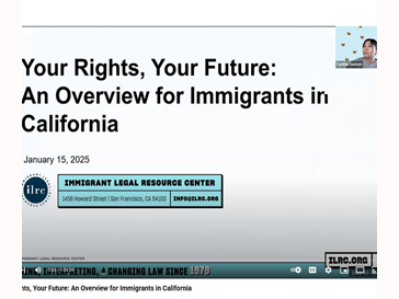 Video thumbnail titled Your Rights, Your Future: An Overivew for Immigrants in California