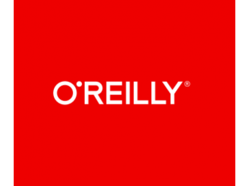 O'Reilly logo on red background.