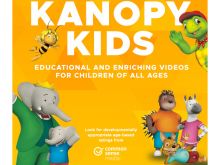 Still images of animated favorites such as Babar and Badoo on Kanopy Kids