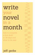 Write your novel in a month