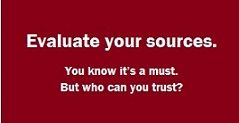 evaluate your sources