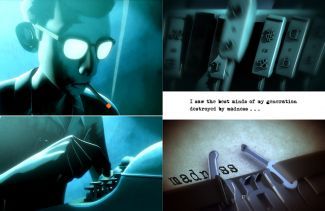 Image from HOWL writer typing