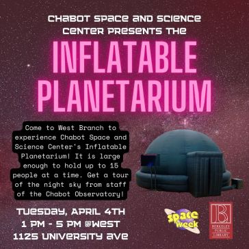 Inflatable planetarium - for kids, teens, and adults