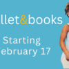 A little girl and the logo for ballet&books